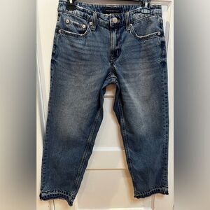 Aeropostale Low-Rise Baggy Crop Jean Size 2